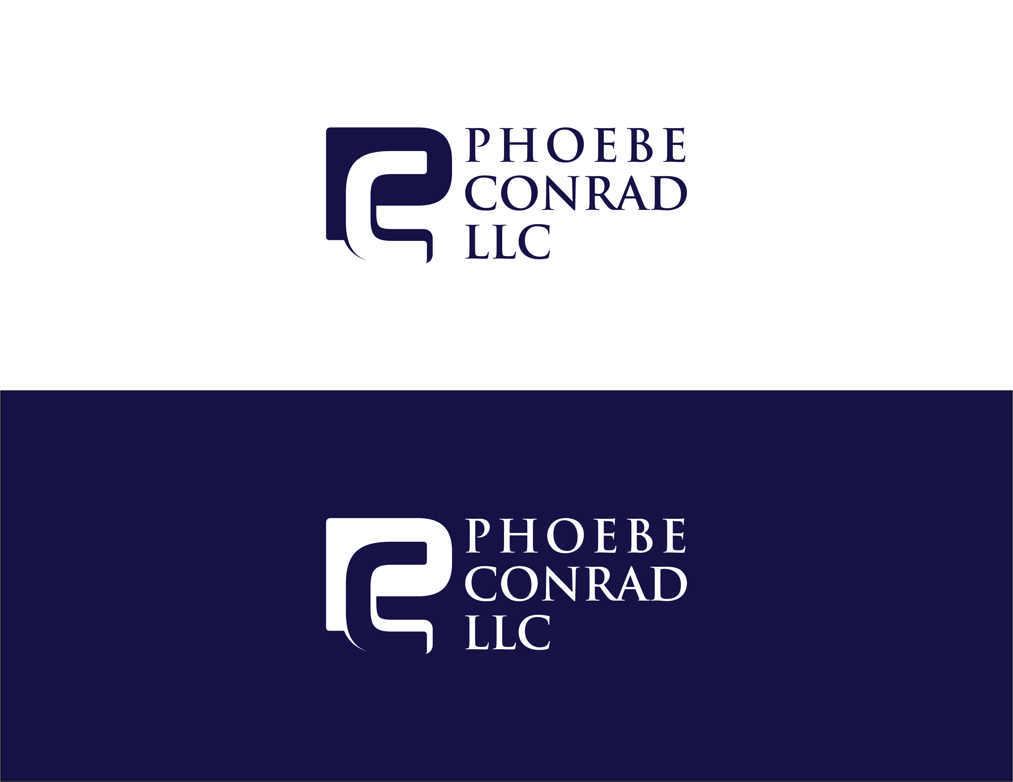 Logo Design entry 1543978 submitted by udik_89 to the Logo Design for Phoebe Conrad LLC run by PhoebeConrad