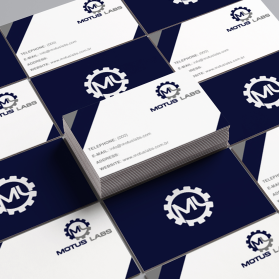 Business Card & Stationery Design entry 1545692 submitted by Matnes_Design to the Business Card & Stationery Design for Motus Labs run by jim.fontaine@motus-labs.com