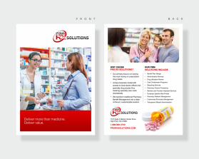 Brochure Design entry 1547354 submitted by lurth to the Brochure Design for Pro Rx Solutions run by tmhag1