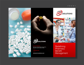 A similar Brochure Design submitted by lurth to the Brochure Design contest for Pro Rx Solutions by tmhag1