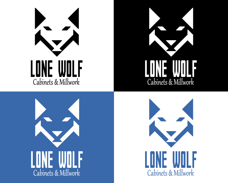 Logo Design entry 1547586 submitted by blaza17 to the Logo Design for Lone Wolf Cabinets & Millwork run by RichardKlann