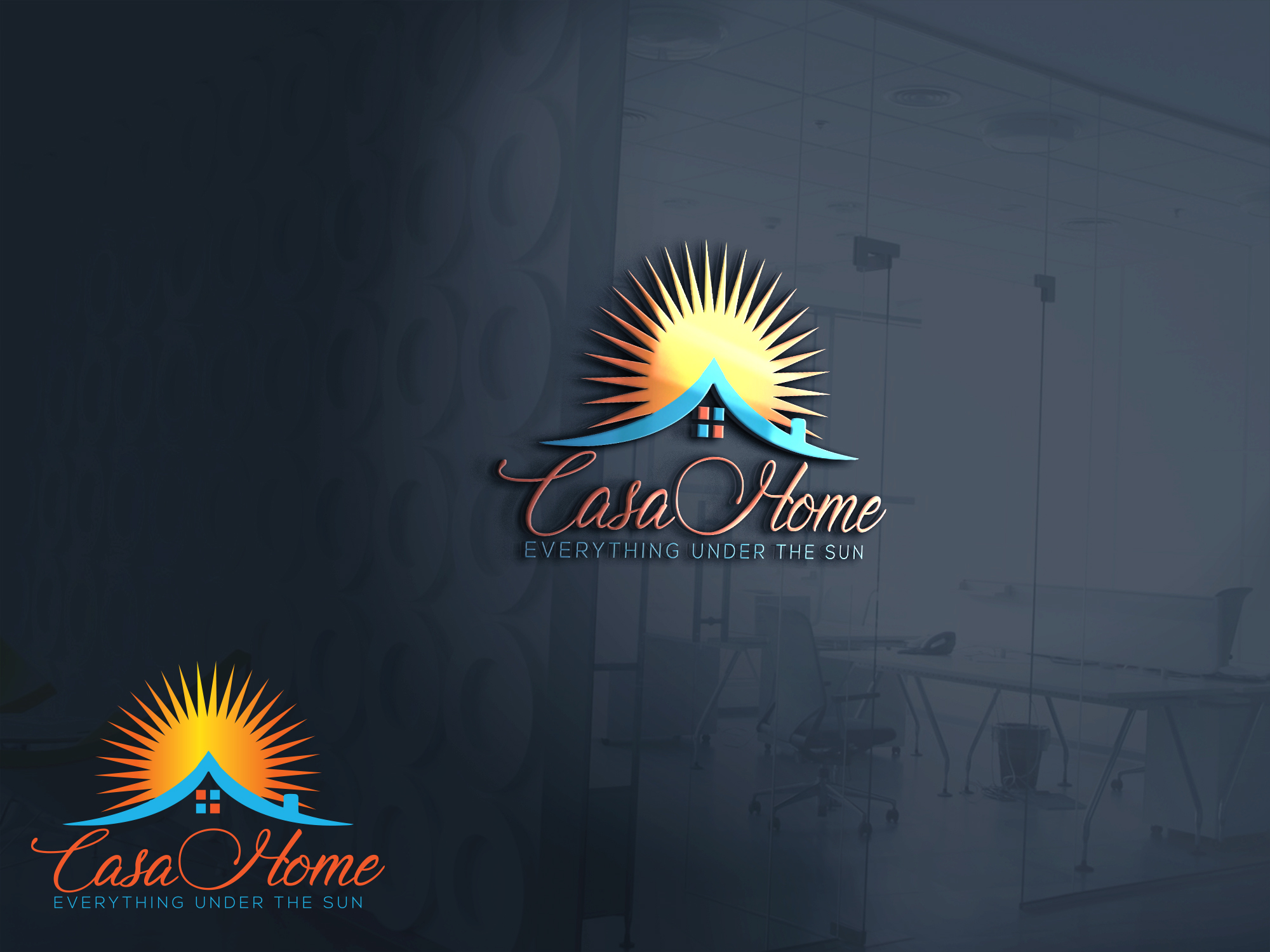 Logo Design entry 1551360 submitted by Sohagi Akter to the Logo Design for CasaHome run by bathing1