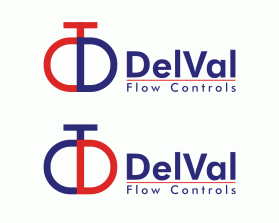Logo Design Entry 1552476 submitted by pingpong to the contest for DelVal Flow Controls run by llee7241