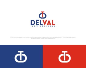 Logo Design Entry 1552488 submitted by SaifySyed to the contest for DelVal Flow Controls run by llee7241