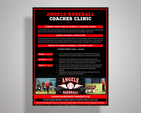 Brochure Design Entry 1612584 submitted by lurth to the contest for Angels Baseball run by jaquilante