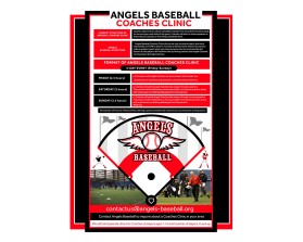 Brochure Design entry 1554969 submitted by quimcey to the Brochure Design for Angels Baseball run by jaquilante