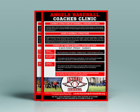 Brochure Design entry 1554977 submitted by quimcey to the Brochure Design for Angels Baseball run by jaquilante