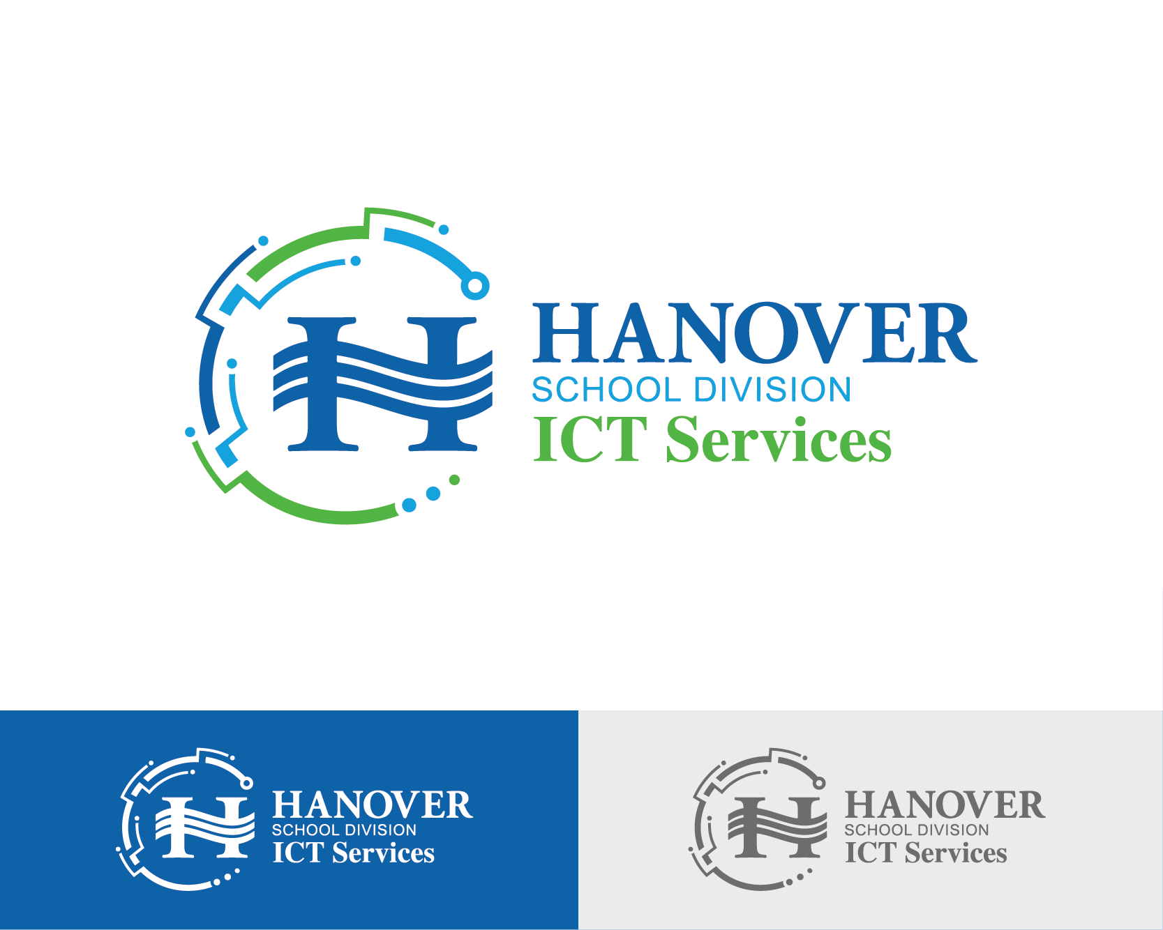 Logo Design entry 1562928 submitted by Artezza to the Logo Design for Hanover School Division ICT Services run by cmackinnon@hsd.ca