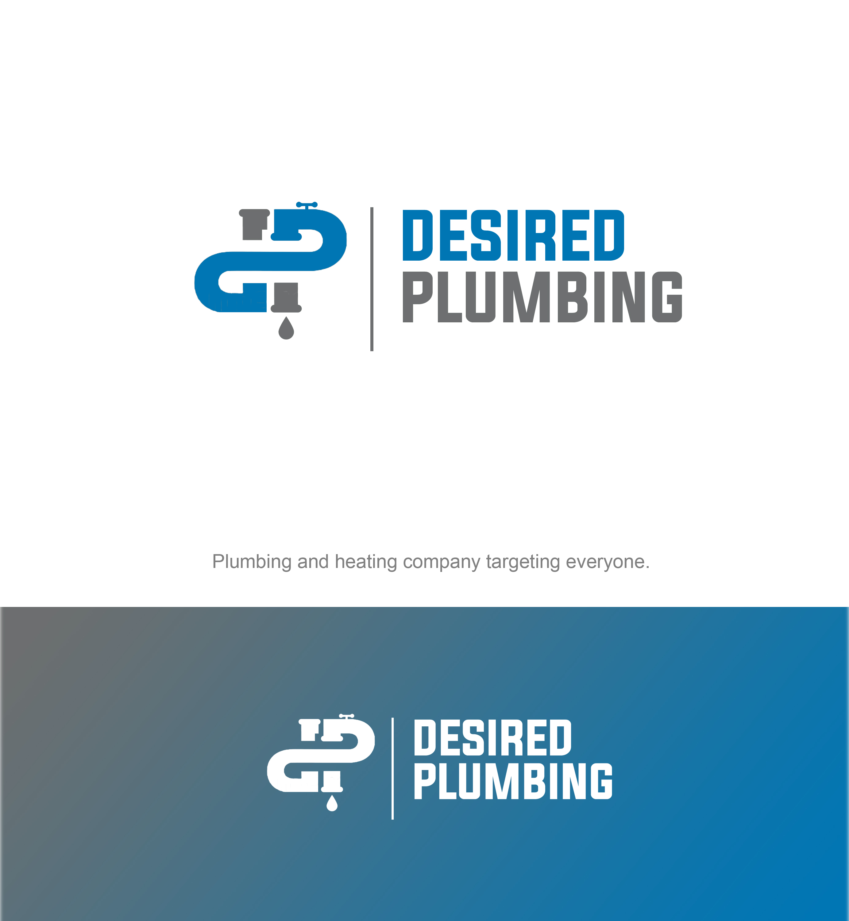 Logo Design entry 1563659 submitted by DonyDesign to the Logo Design for Desired Plumbing run by DeanHookham