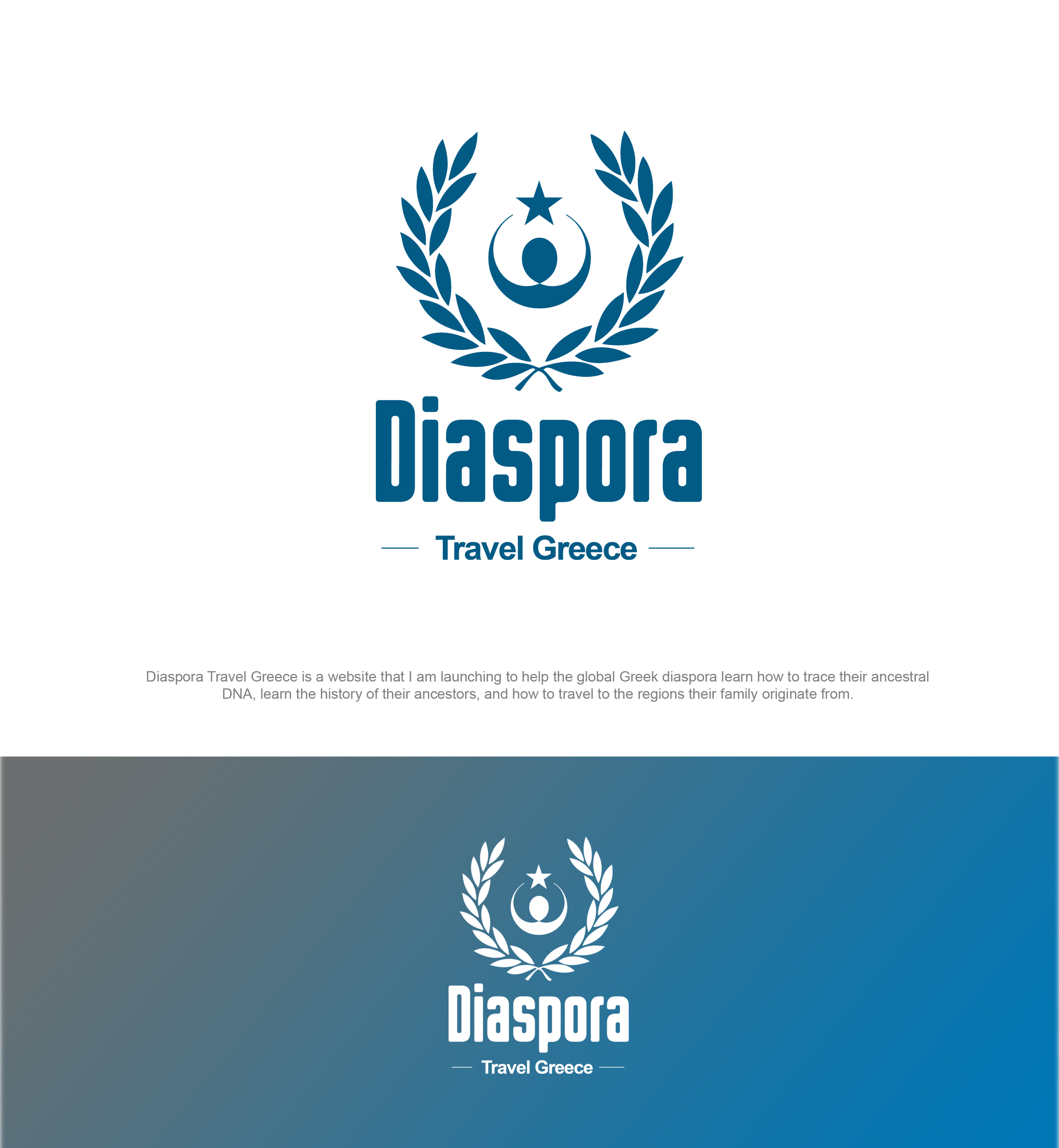 Logo Design entry 1563701 submitted by DonyDesign to the Logo Design for Diaspora Travel Greece run by aristithis