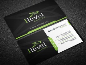 Business Card & Stationery Design Entry 1563935 submitted by aamirnikkiaadil to the contest for iLevel Brands run by ilevelpartner