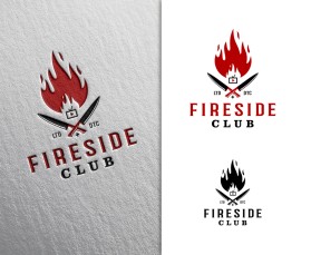 Logo Design entry 1564729 submitted by wakaranaiwakaranai to the Logo Design for Fireside Club run by ttalbot