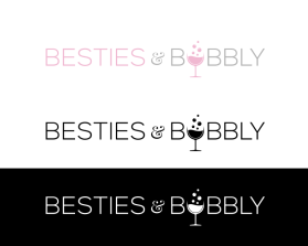 Logo Design entry 1565019 submitted by Joshpearl to the Logo Design for Besties & Bubbly run by beachgirl888