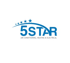 Logo Design Entry 1566848 submitted by Harmeet to the contest for 5 Star Air Conditioning, Heating & Electrical run by jwilkes1979