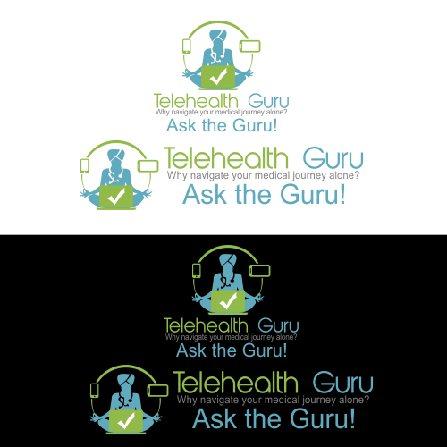 Logo Design entry 1567670 submitted by balsh to the Logo Design for Telehealth Guru run by Professor Puck