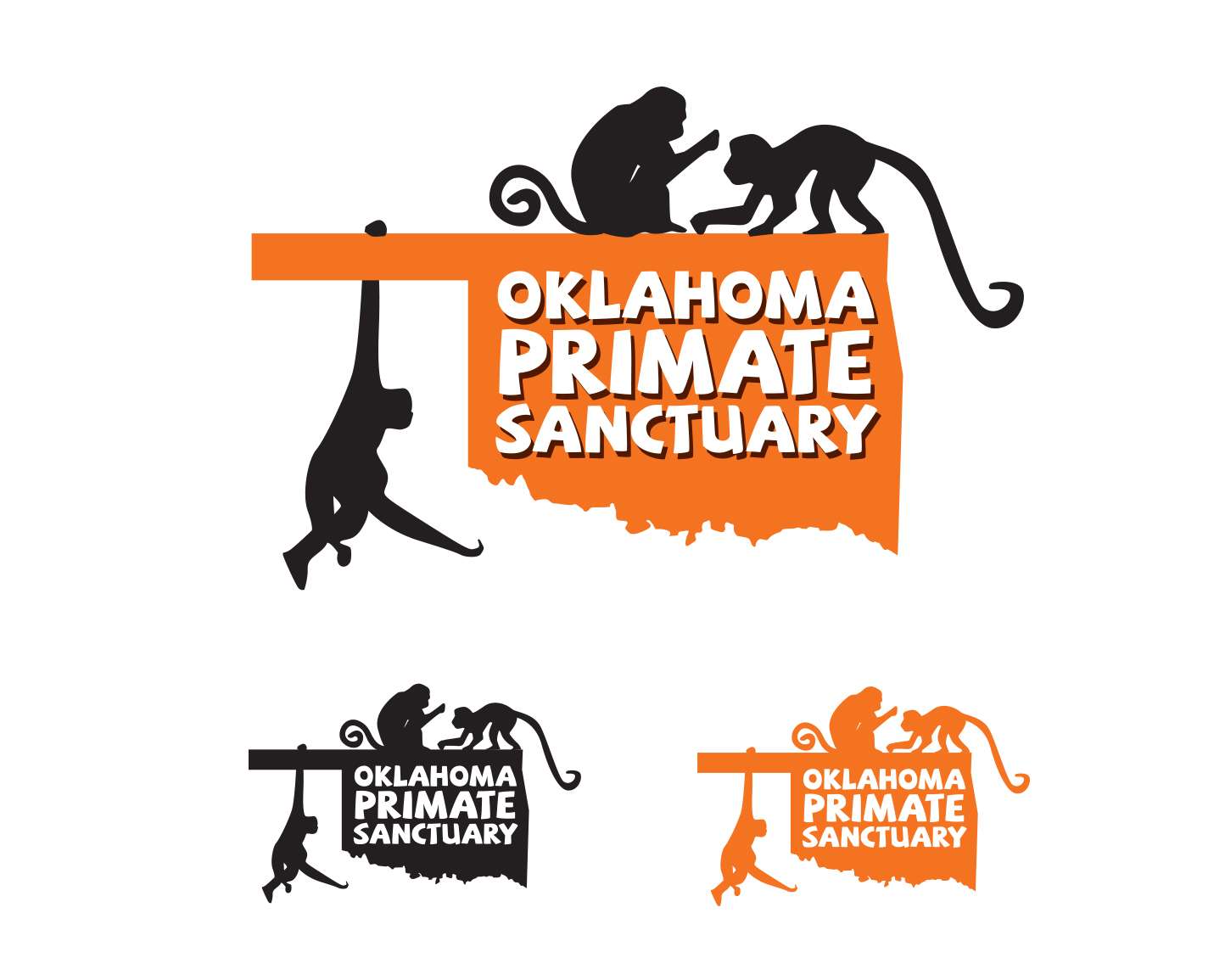 Logo Design entry 1570792 submitted by dsdezign to the Logo Design for Oklahoma Primate Sanctuary run by SSquirrel
