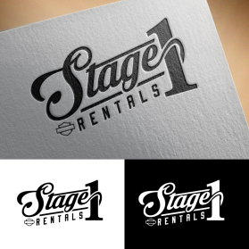 Logo Design Entry 1629298 submitted by gajahmada099 to the contest for Stage 1 Rentals  run by ethanb10101