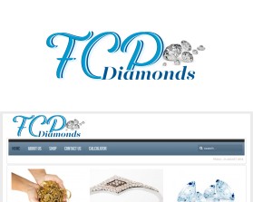 Logo Design Entry 1573491 submitted by KENJI21 to the contest for FCP Diamonds  run by jyorks