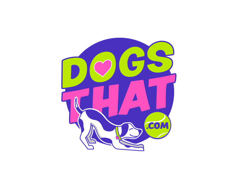Fun & Colorful Dog Logo