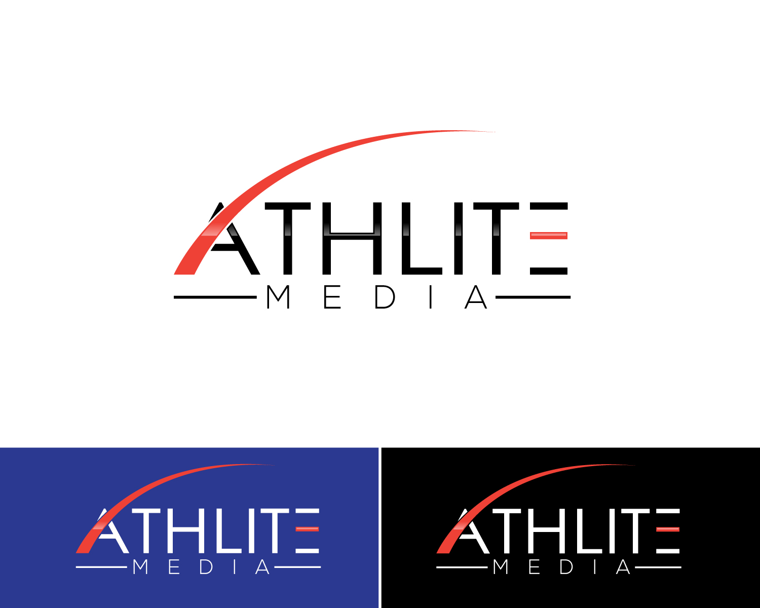 Logo Design entry 1576448 submitted by JBsign to the Logo Design for Athlite Media run by athlitemedia