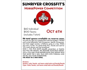 Graphic Design entry 1576712 submitted by Amit1991 to the Graphic Design for Sunriver CrossFit  run by helirapeller