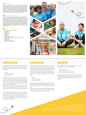 Brochure Design entry 1576919 submitted by Abidin to the Brochure Design for Forming Friendships Inc Community Center PLEASE USE THE LOGO THAT SAYS “nonprofit division” run by Kpetefish