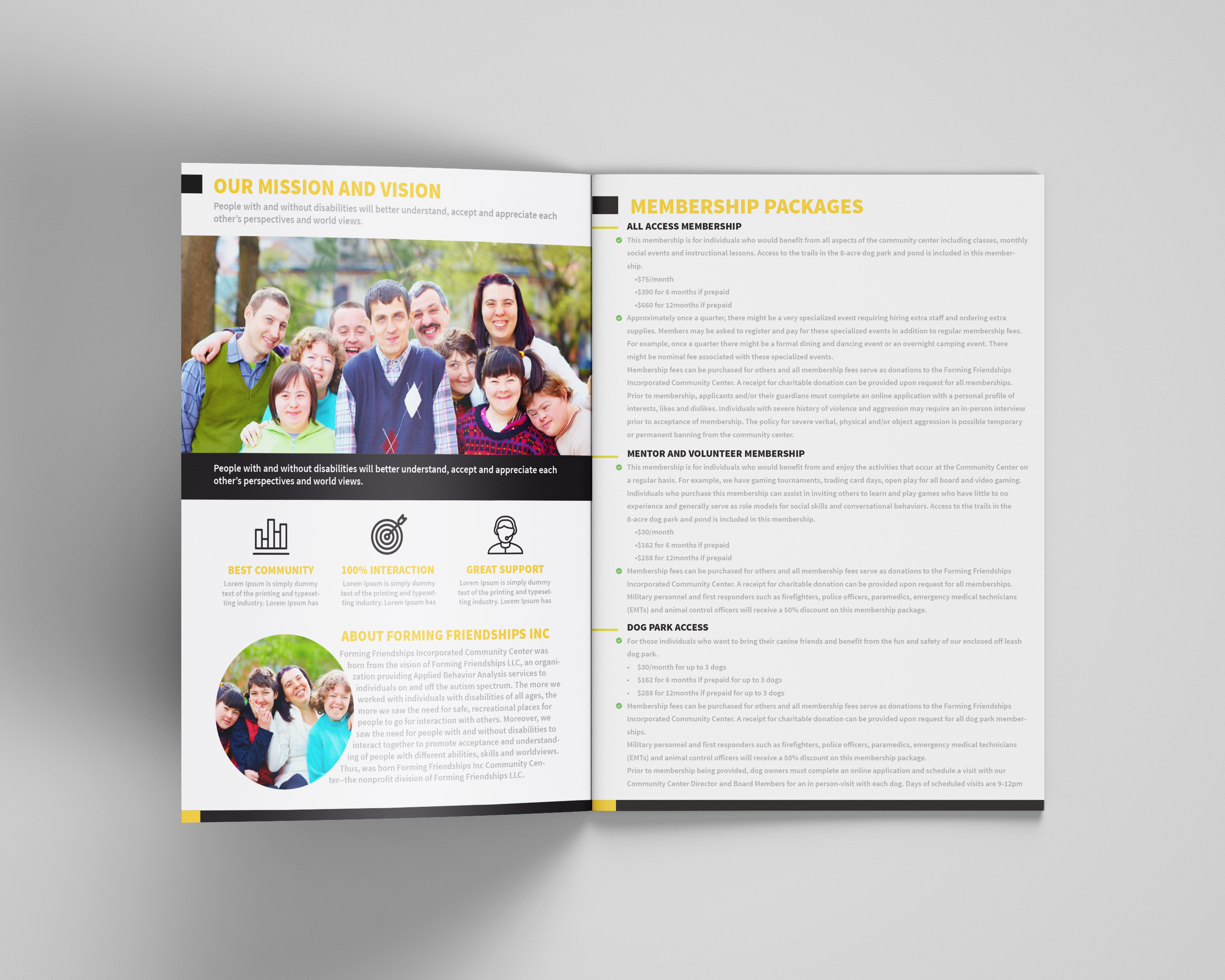 Brochure Design entry 1635433 submitted by leedatlate