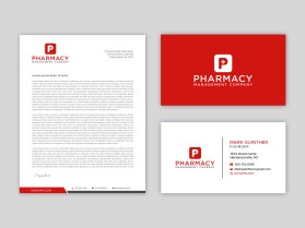 Business Card & Stationery Design entry 1576004 submitted by bcmaness to the Business Card & Stationery Design for Pharmacy Management Company run by mcarvallo