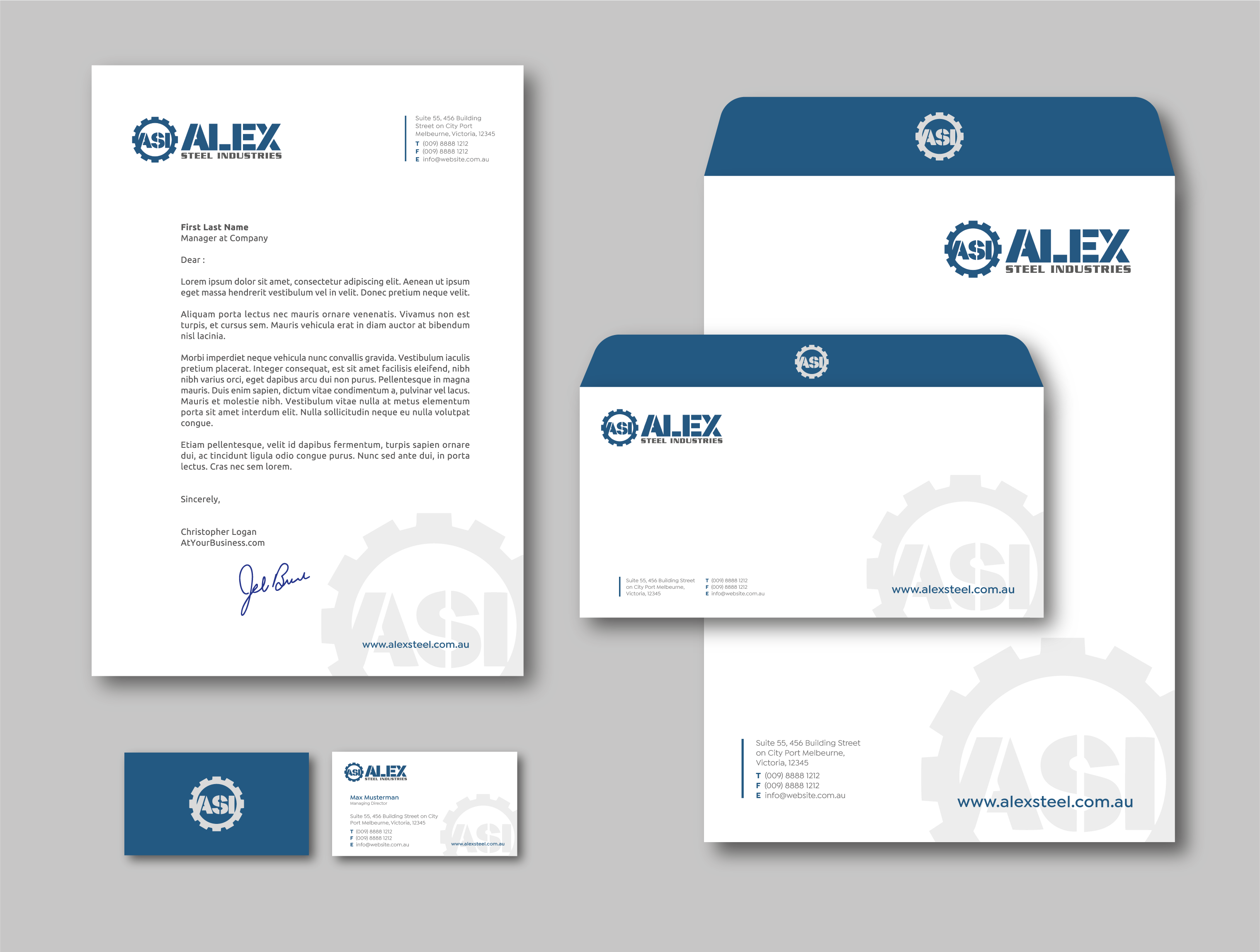 Business Card & Stationery Design entry 1642952 submitted by dzign18