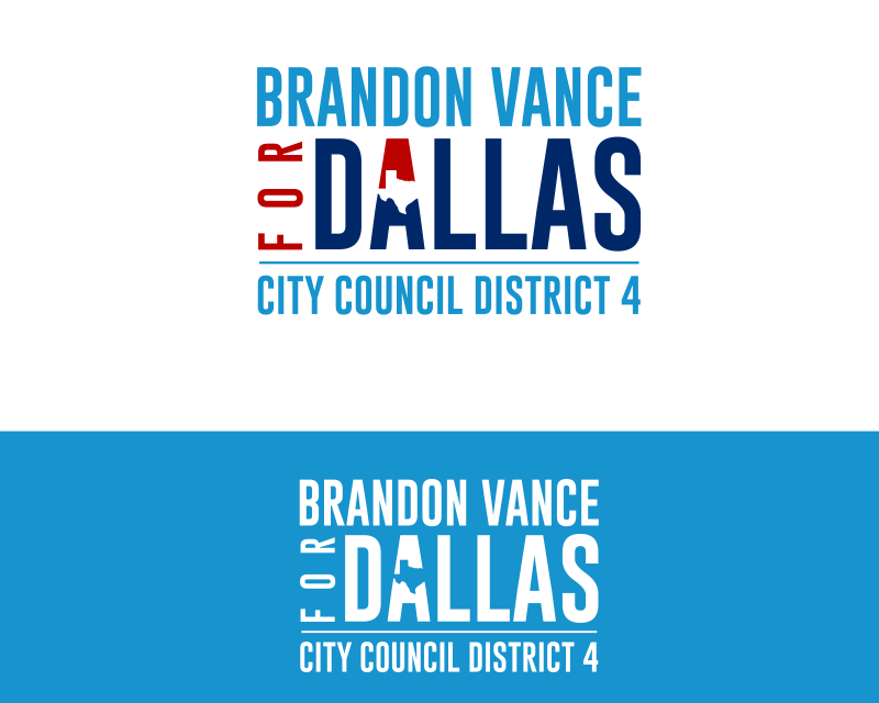 Logo Design entry 1583037 submitted by marsell to the Logo Design for Brandon Vance for Dallas City Council District 4 run by bvancefordallas