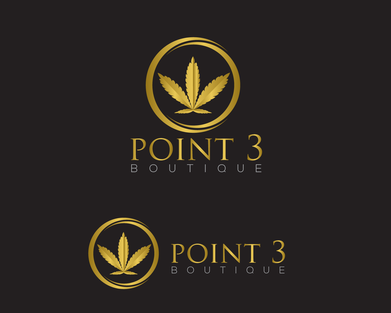 Logo Design entry 1583139 submitted by JBsign to the Logo Design for Point 3 Boutique run by Point3boutique
