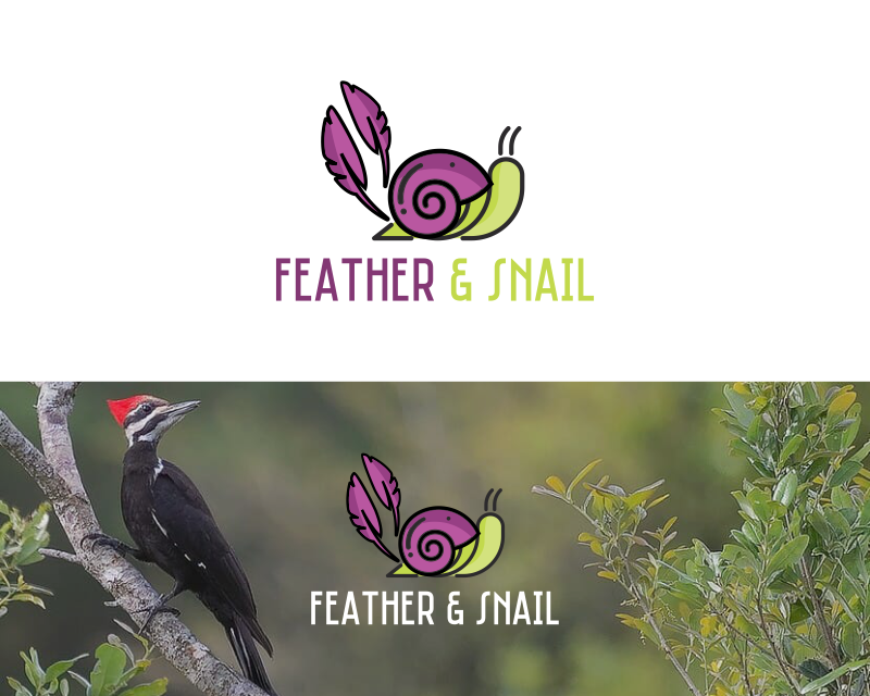 Logo Design entry 1584002 submitted by Nyal_Nyul to the Logo Design for Feather & Snail run by FeatherandSnail