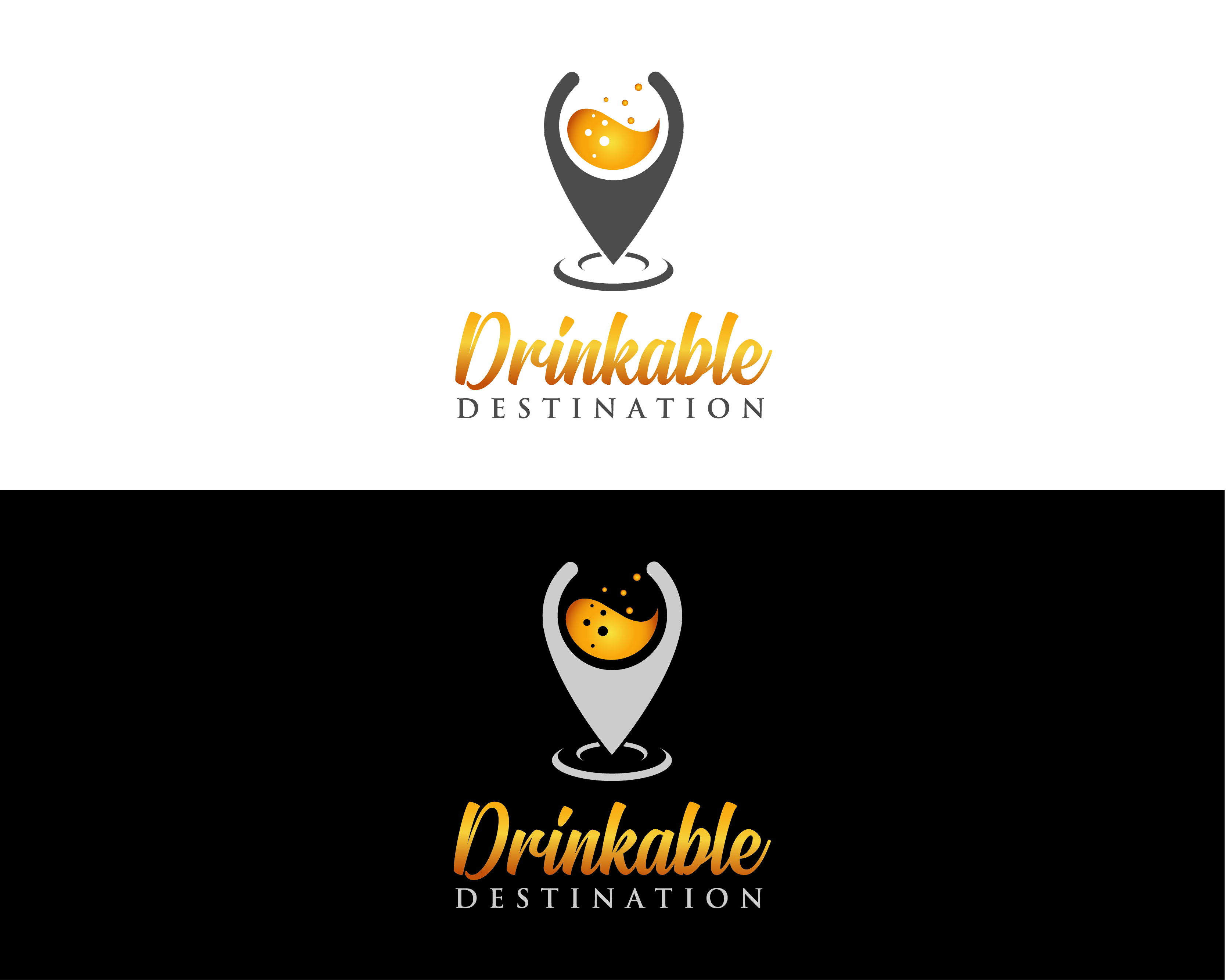 Logo Design entry 1584278 submitted by BPBdesign to the Logo Design for Drinkable Destinations run by rcklinge