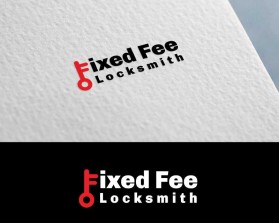 Logo Design entry 1584411 submitted by Xoniq20 to the Logo Design for Fixed Fee Locksmith run by fixedfeelocksmith