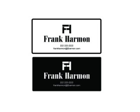 Logo Design entry 1590289 submitted by bcmaness to the Logo Design for Frank Harmon run by fhillinois