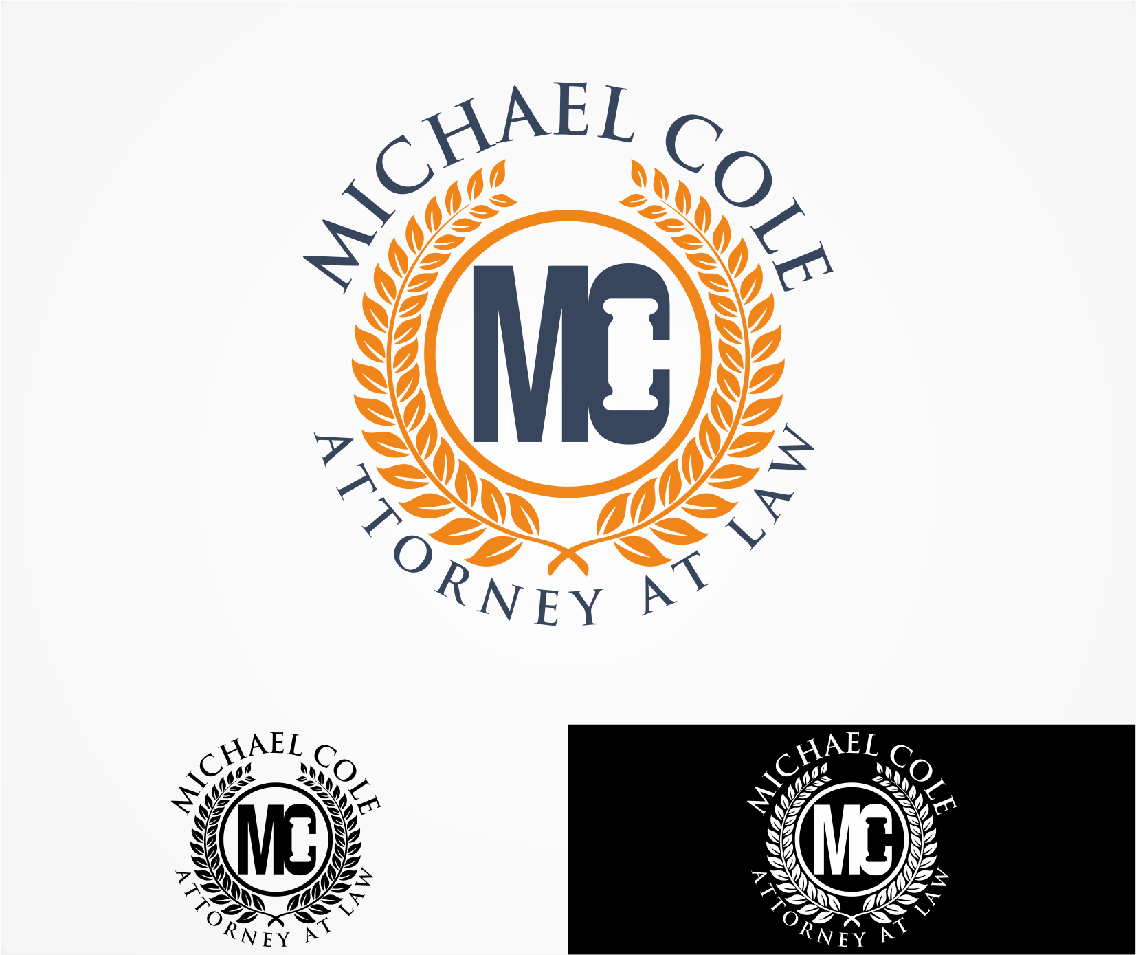Logo Design entry 1592941 submitted by wongsanus to the Logo Design for Michael Cole, Attorney at Law run by mcole94