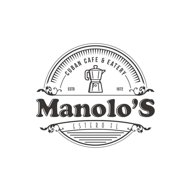 Logo Design entry 1595728 submitted by yanuar276adi to the Logo Design for Manolo's Cafe/Manolo's Cuban cafe & Eatery run by claudie