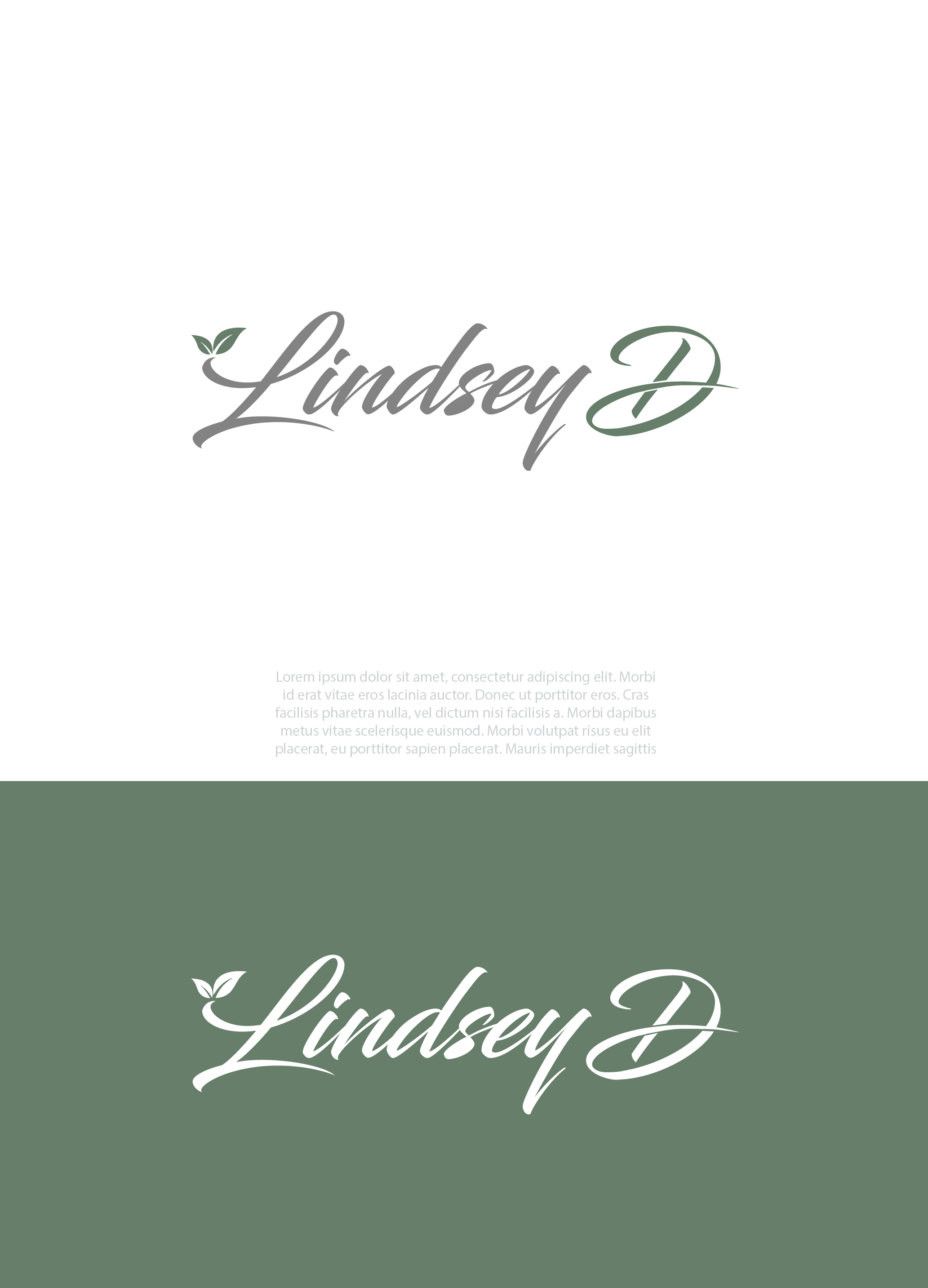 Logo Design entry 1596150 submitted by valiwork to the Logo Design for Lindsey D. run by LdeurlooShoulder01