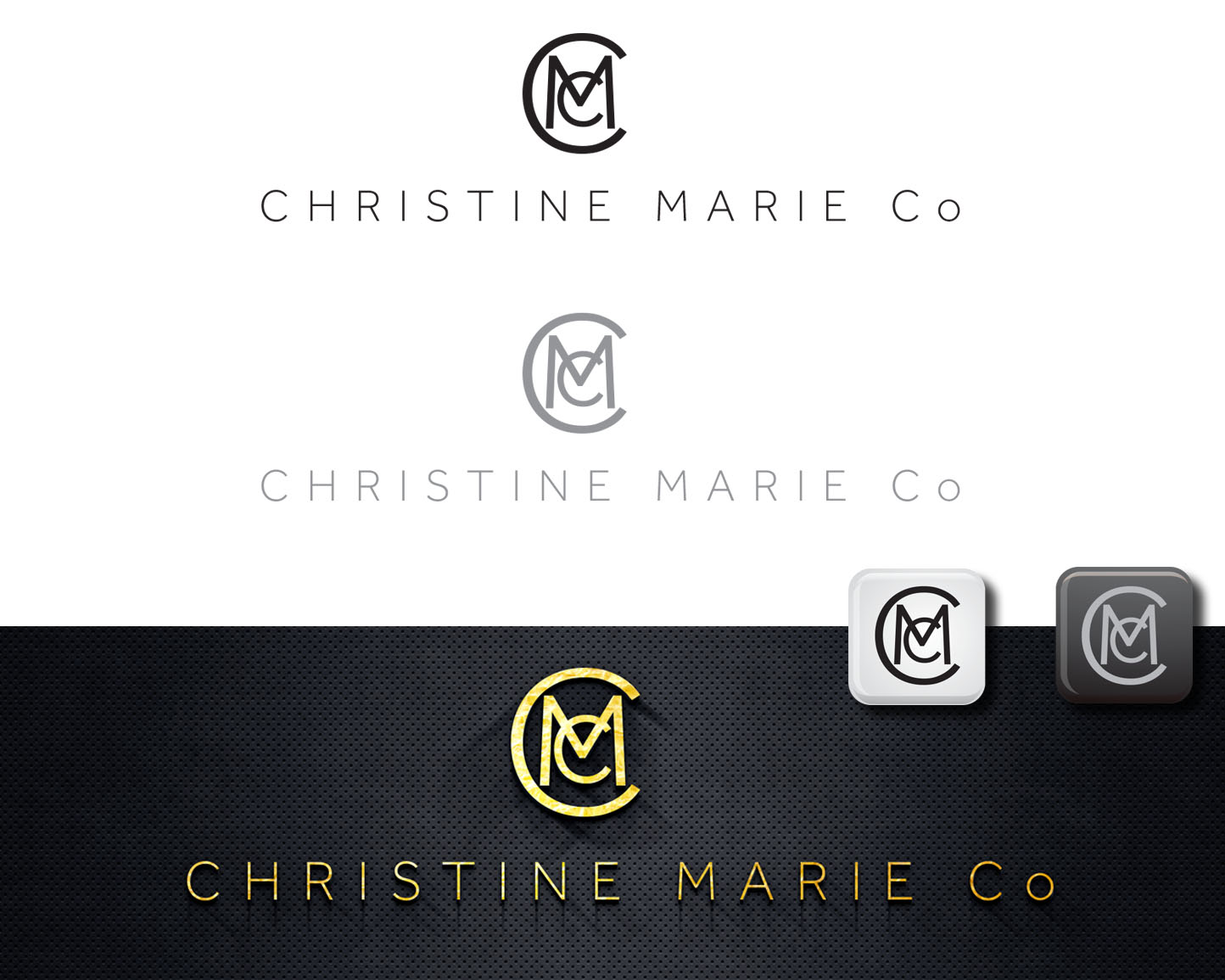 Logo Design entry 1597152 submitted by quimcey to the Logo Design for Christine Marie Co run by CastleRock