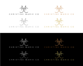 Logo Design entry 1597198 submitted by BPBdesign to the Logo Design for Christine Marie Co run by CastleRock
