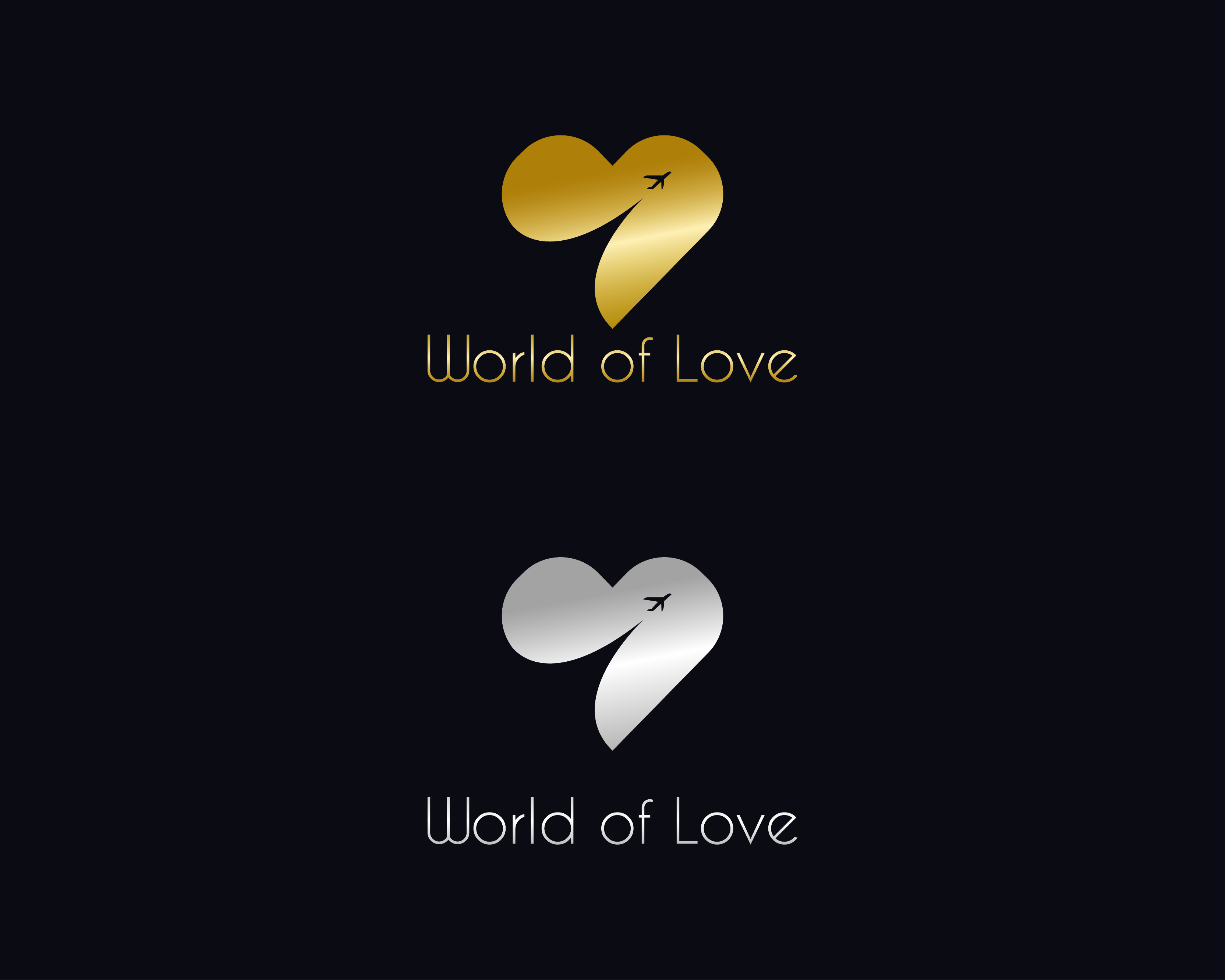 Logo Design entry 1599371 submitted by BPBdesign to the Logo Design for WORLD OF LOVE TV SHOW LOGO run by JE_Creator