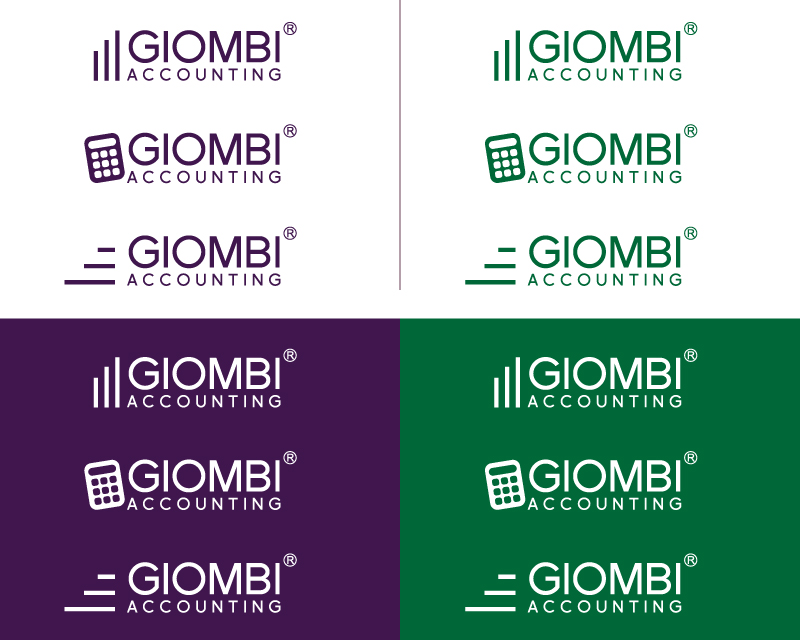 Logo Design entry 1599791 submitted by FactoryMinion to the Logo Design for Giombi Accounting run by rgiombi