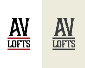 Logo Design entry 1600115 submitted by alessiogiunta to the Logo Design for AV Lofts run by KierstenH