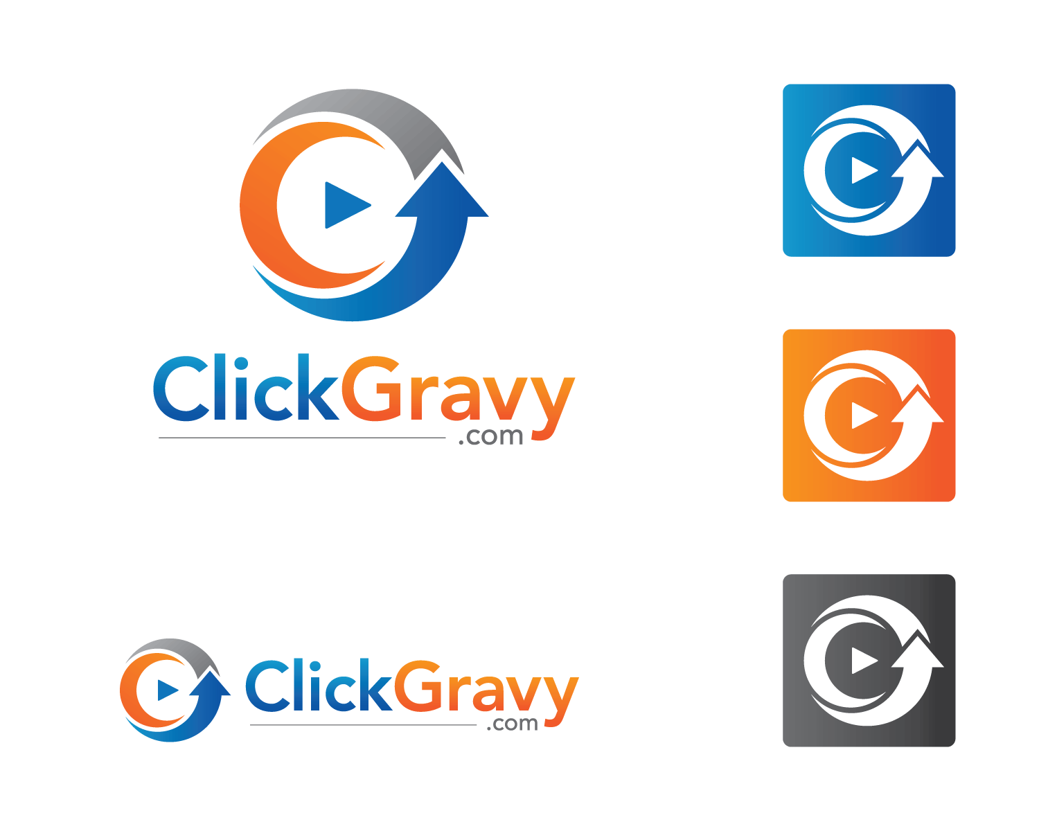 Logo Design entry 1598505 submitted by dsdezign to the Logo Design for https://ClickGravy.com run by ron7519