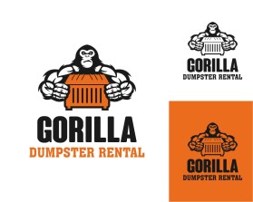 Logo Design entry 1600328 submitted by artsword to the Logo Design for Gorilla Dumpster Rental  run by nswartwout