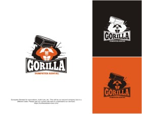 Logo Design entry 1600345 submitted by arvin to the Logo Design for Gorilla Dumpster Rental  run by nswartwout