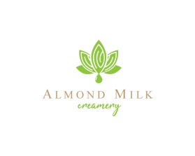 Logo Design entry 1599993 submitted by shumalumba to the Logo Design for Almond Milk Creamery run by cafenofur