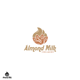 Logo Design Entry 1600001 submitted by yanuar276adi to the contest for Almond Milk Creamery run by cafenofur
