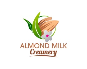 Logo Design Entry 1600022 submitted by shumalumba to the contest for Almond Milk Creamery run by cafenofur