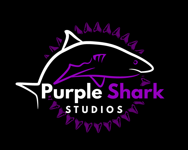 Logo Design entry 1600449 submitted by Amit1991 to the Logo Design for Purple Shark Studios run by cherylshark